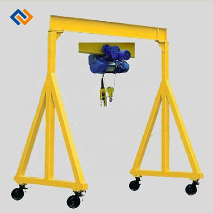 1 ton 2 ton 3 ton 5 ton 7.5 ton 10 ton Small Portable Gantry Crane Railless Gantry Crane for sale