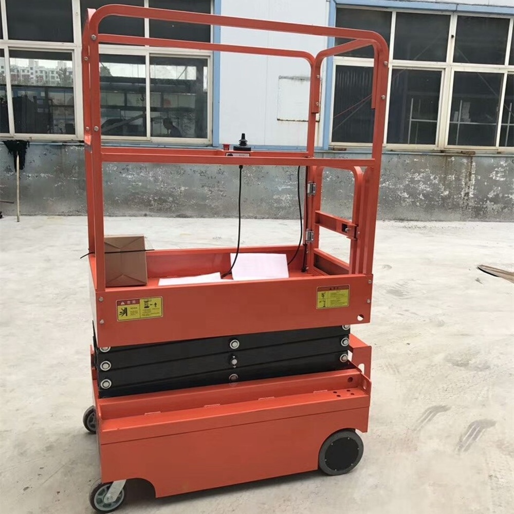 Small Aerial Mobile One Man Scissor Lift