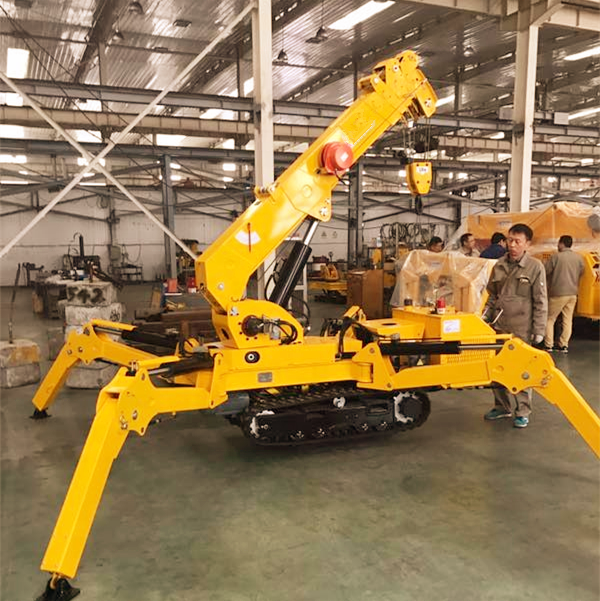 Construction used 5 ton Crawling Spider Crane with Diesel Engine for sale