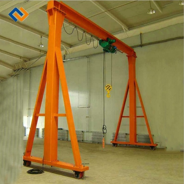 1 ton 2 ton 3 ton 5 ton 7.5 ton 10 ton Small Portable Gantry Crane Railless Gantry Crane for sale