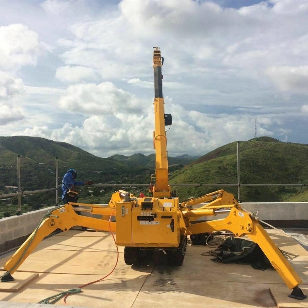 Construction used 5 ton Crawling Spider Crane with Diesel Engine for sale