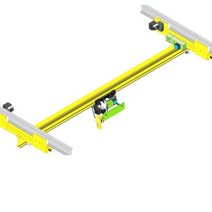 High quality 1 2 3.2 5 10 ton LX  Electric Single Girder Beam Bridge Suspension Overhead Crane