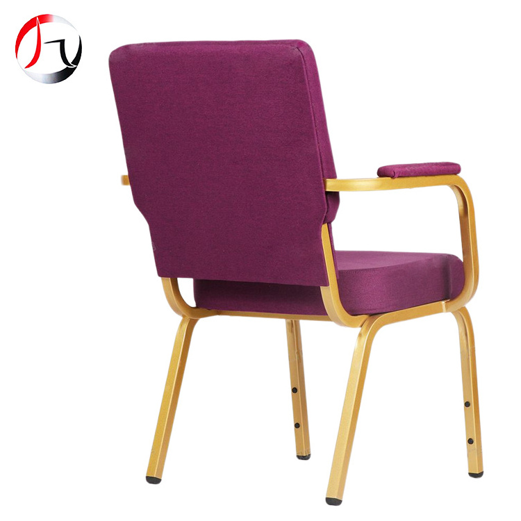 wholesale cheap used comfortable seats chair for the auditorium church banquet hall armchairs