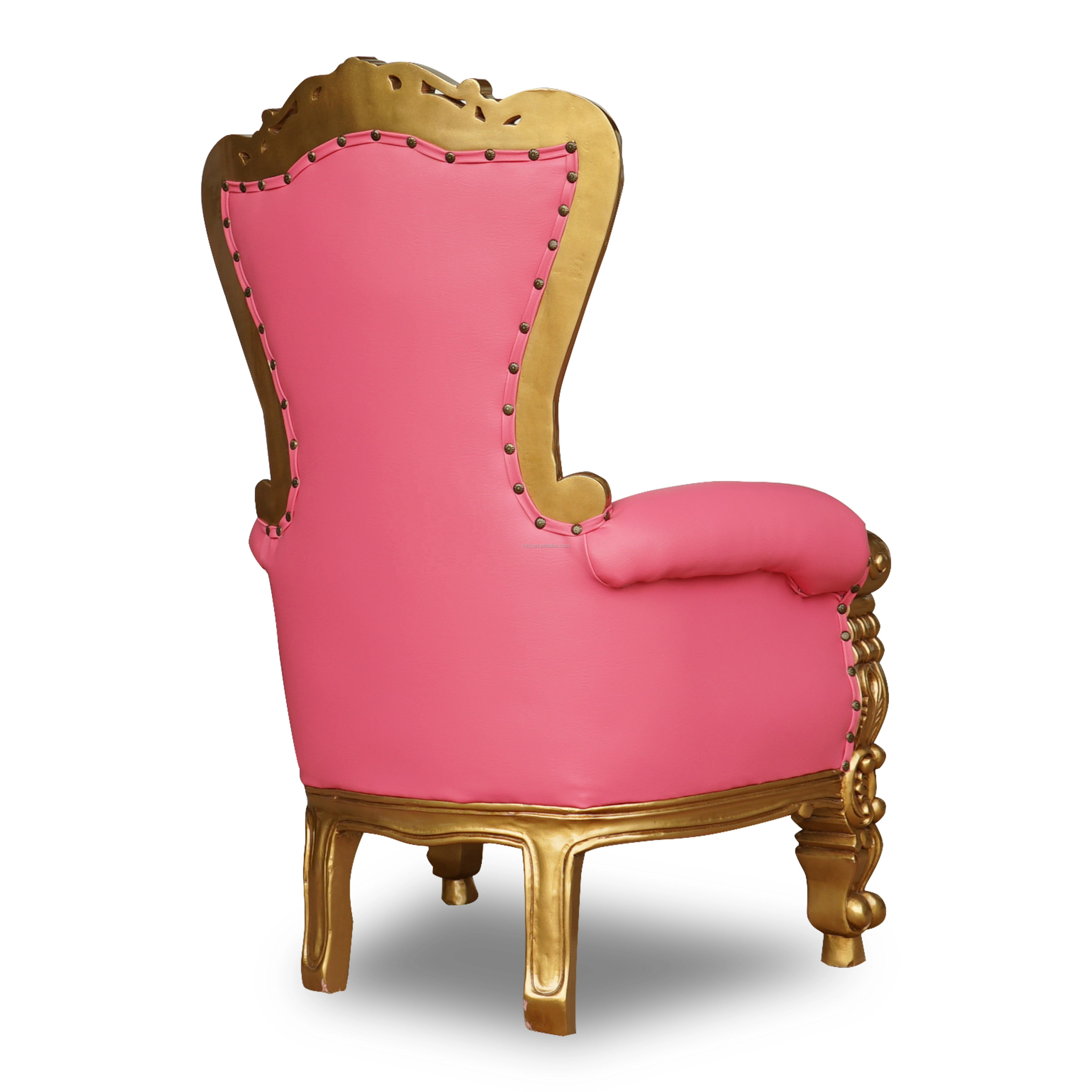 luxury high back kids king throne chairs pink throne chair