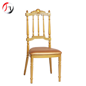 High quality luxury crown castle royal napoleon wedding dining chair with cushion