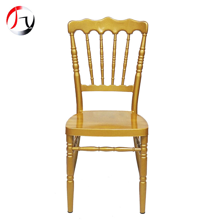 Custom gold painting wedding tiffany bamboo restaurant dining napoleon chair