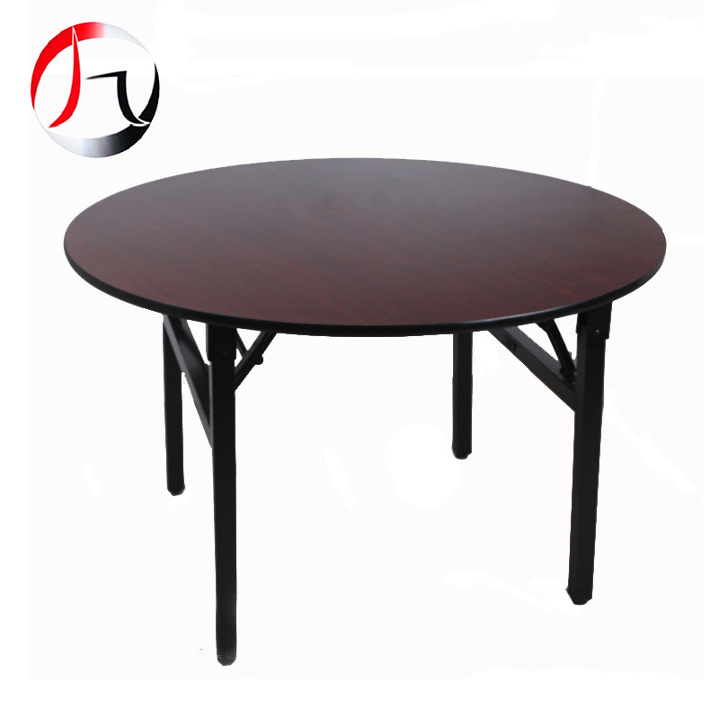 wholesale hotel events laminate wood folding banquet tables round tables