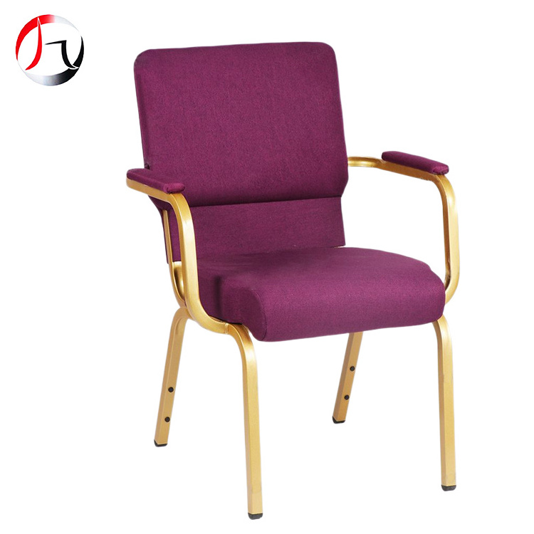 wholesale cheap used comfortable seats chair for the auditorium church banquet hall armchairs