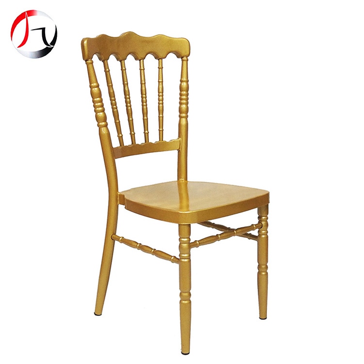 Custom gold painting wedding tiffany bamboo restaurant dining napoleon chair