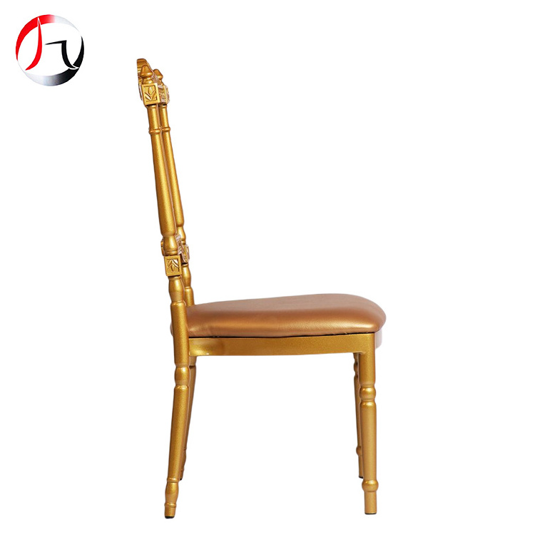 High quality luxury crown castle royal napoleon wedding dining chair with cushion