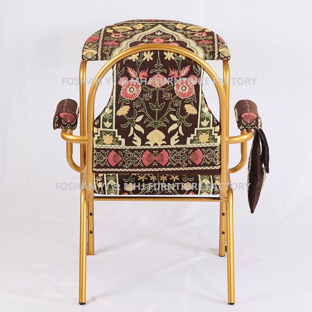 Newest Wholesale stacking quality mosque quality muslim church  prayer chair