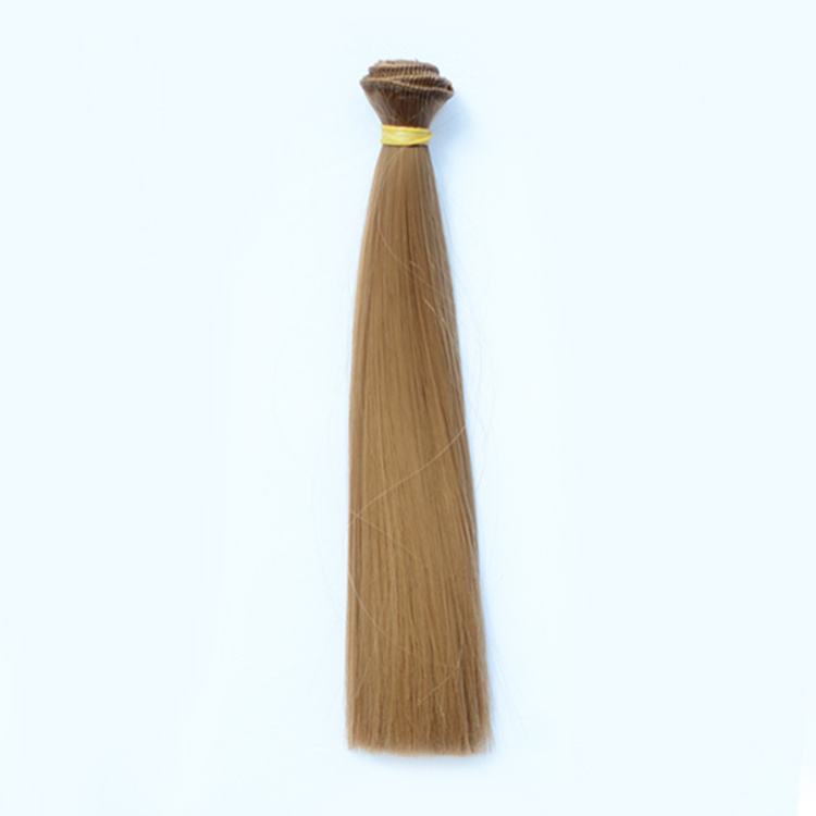 Synthetic Hair piece/Straight Hair Machine Weft/BJD Barbie Ombre Hair Weft for Dolls