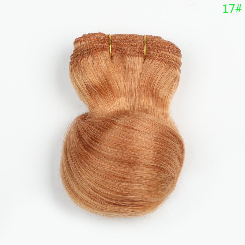 Blythe Doll Mohair Weft Cloth Dolls Blonde  Mohair Wefts Hair Tress For  Dolls Material White Goat Hair Dyed Hair