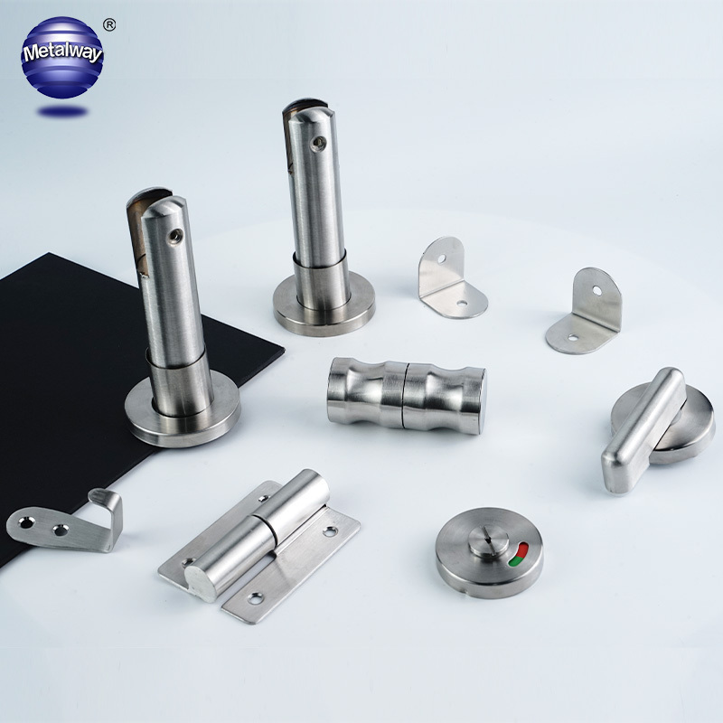 Hpl Toilet Cubicle Accessories/304 Stainless Steel Toilet Partition Fittings Toilet Cubicle hardware