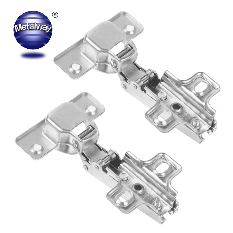 Cabinet hinge hardware Iron One Way 35mm kitchen cabinet hidden concealed hinge