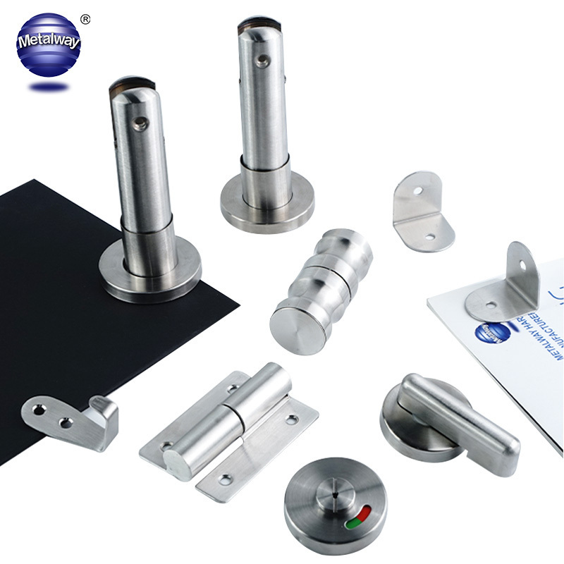 Hpl Toilet Cubicle Accessories/304 Stainless Steel Toilet Partition Fittings Toilet Cubicle hardware