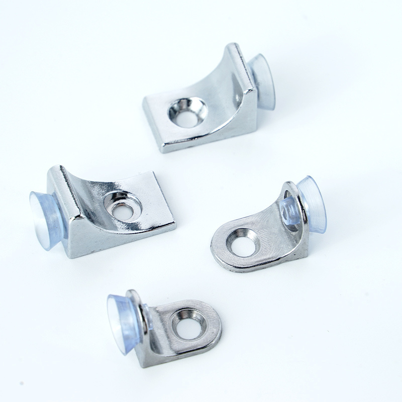 High Quality zinc alloy glass shelf support pin with sucker Shelf Bracket Pegs