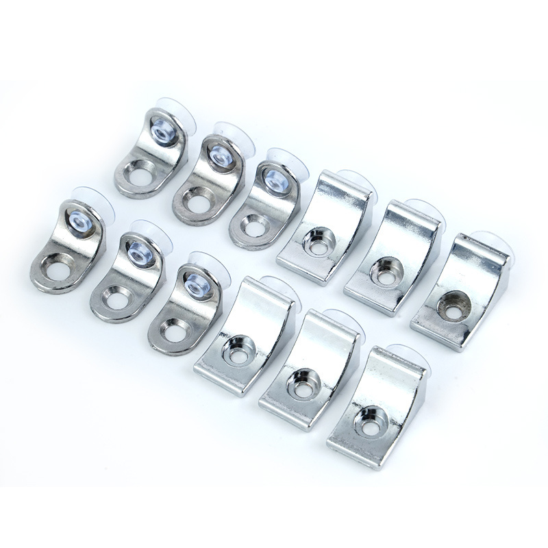 High Quality zinc alloy glass shelf support pin with sucker Shelf Bracket Pegs