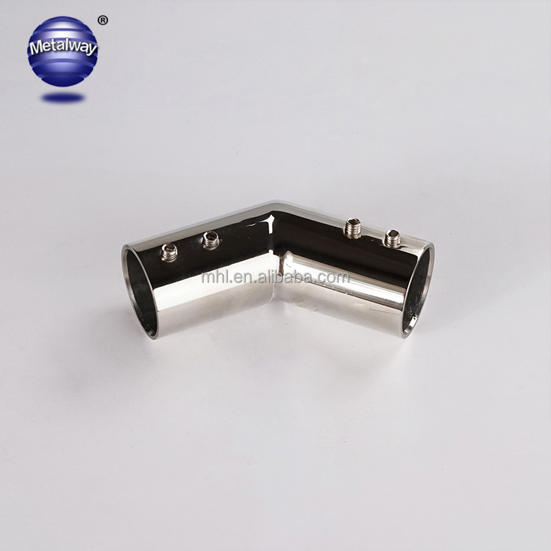 High quality Shower Tubular Connector 135 degree  Bohle round 12 mm tube reinforcement bars joints shower room hardware fittings