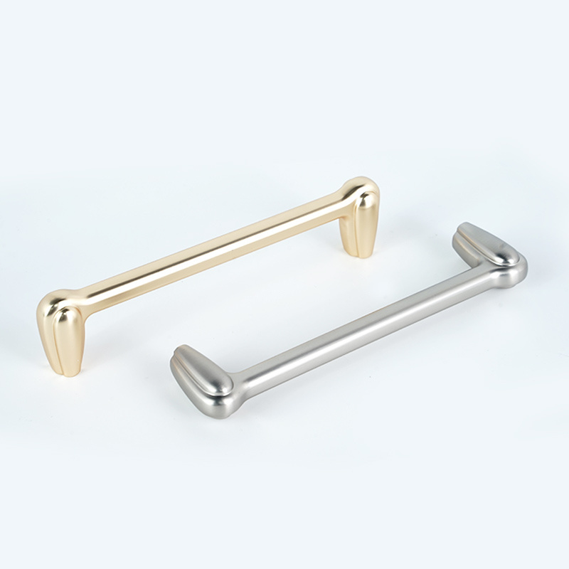 New Design Silver Gold Luxury Zinc Furniture hardware Pull Drawer handle Kitchen furniture handles