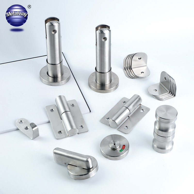 Hpl Toilet Cubicle Accessories/304 Stainless Steel Toilet Partition Fittings Toilet Cubicle hardware