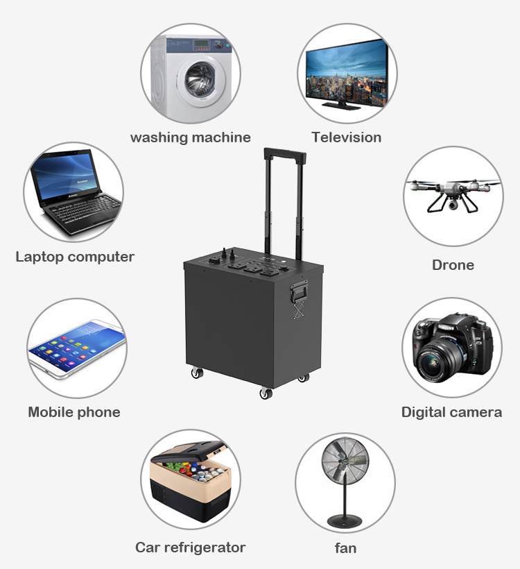 Powerful Solar Electric Generator With Panel Portable Power Station 1500W 2500w 3500W Solar generator 220v