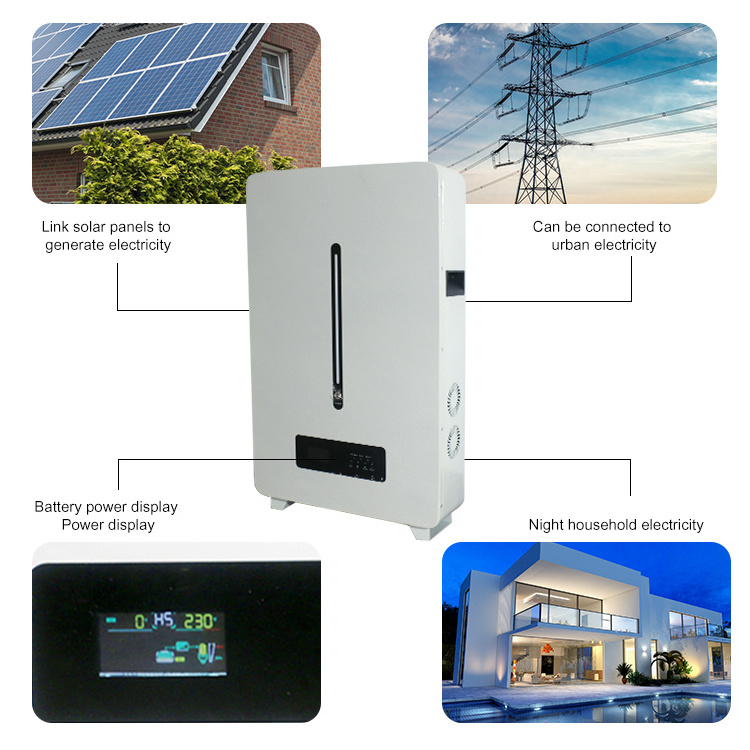 5000w 51.2V Solar Energy System Power Wall Battery Residential Home Energy Storage System