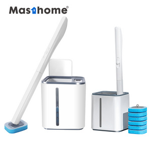 Masthome Newly Replaceable Refill Heads Disposable Toilet Cleaning Brush For Bathroom