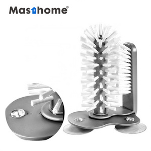 Masthome Top sell New design water cup glass bottle cleaning dish washing scrubber brush for kitchen cleaning