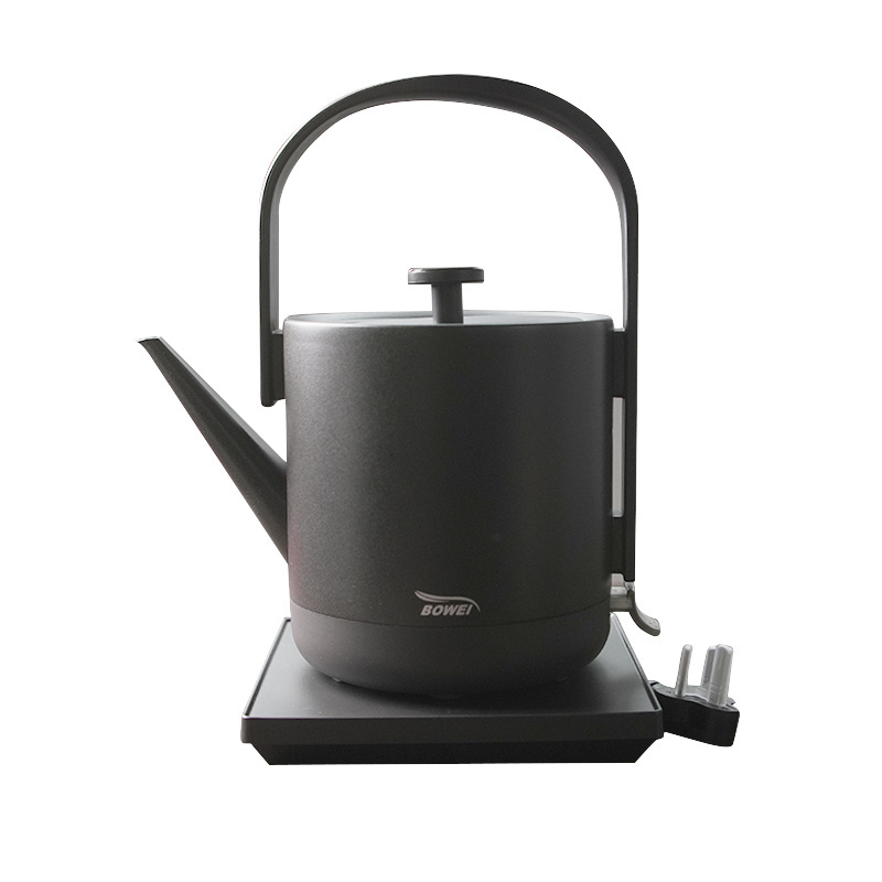 Black High Speed Travel Electric Steam Kettle Boil Water Tea Maker Cup Jug With Dry Protection