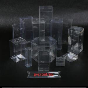 Custom Square PET Transparent Cube Box Frosted PVC Packaging Box Clear Plastic Box