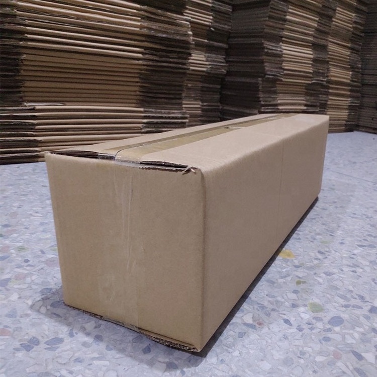 Wholesale 5 layers Kraft Corrugated Tall Moving Paper Box Golf Club Boxes Long Shipping Boxes With Logo