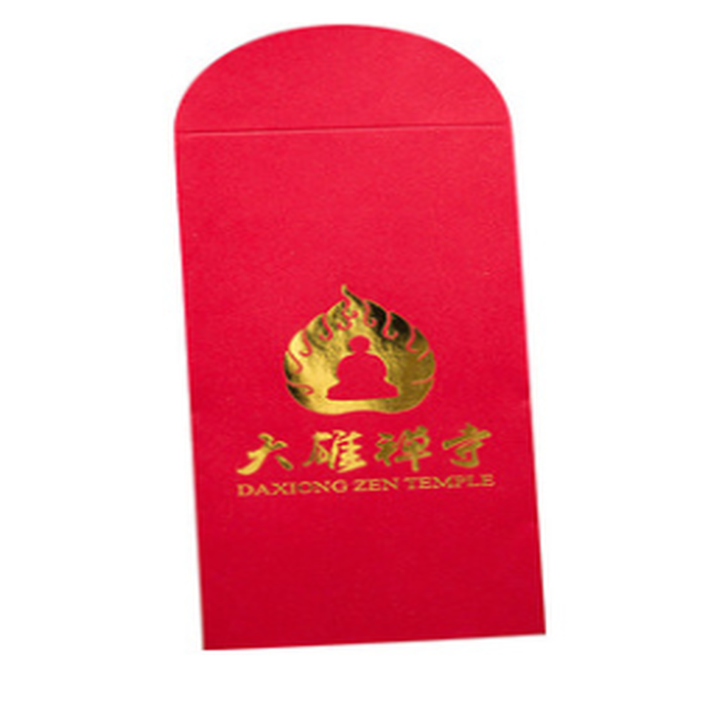 2019 High Quality UV Varnish/Velvet Flocking Red Packet Paper Money Envelope Chinese New Year Red Packet