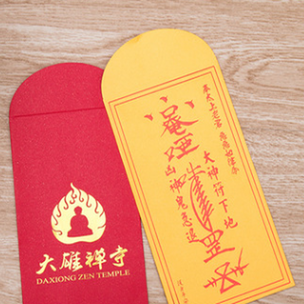 2019 High Quality UV Varnish/Velvet Flocking Red Packet Paper Money Envelope Chinese New Year Red Packet