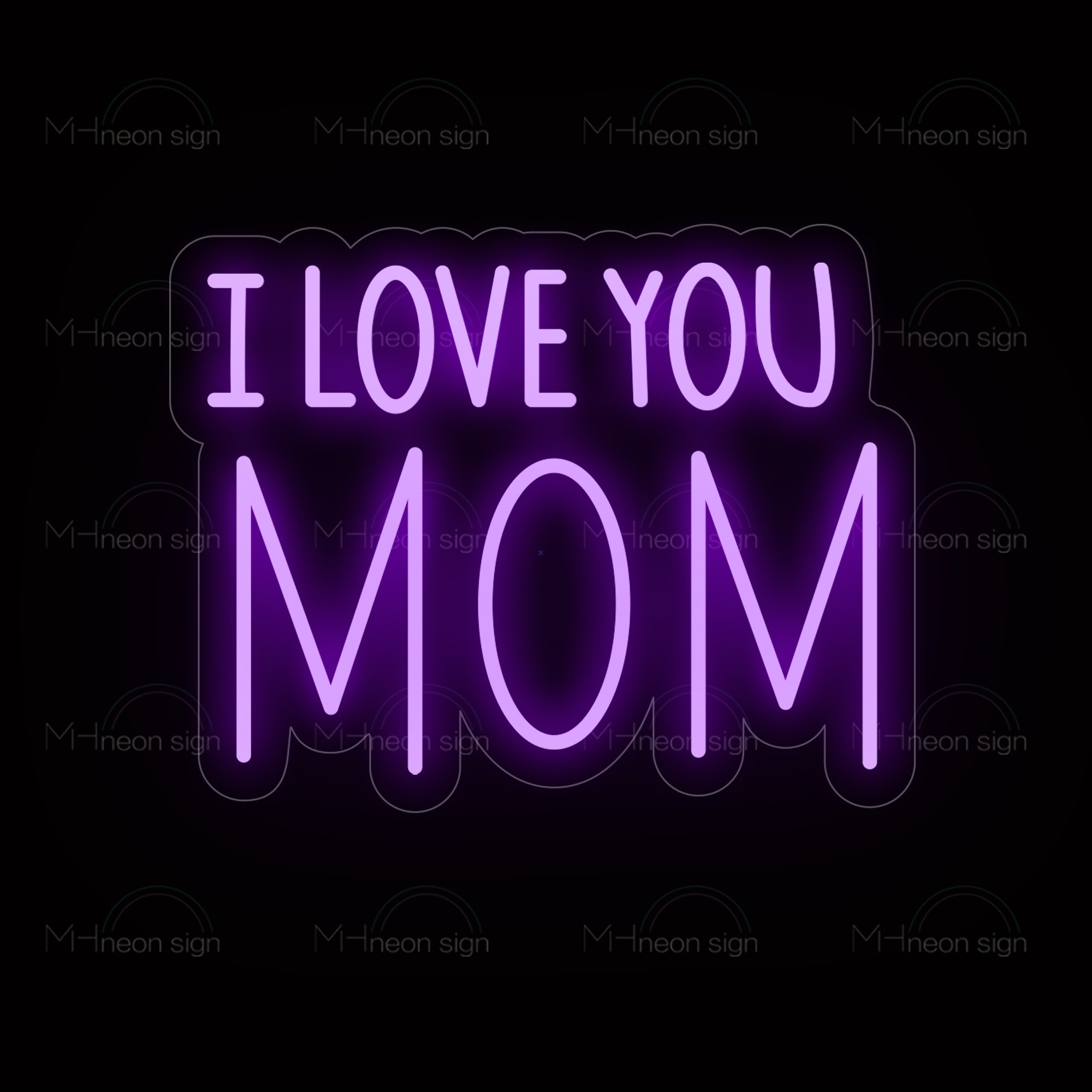 Drop shipping Mother's Day Gift  mother's day neon sign light holiday decorations