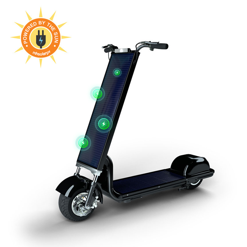 super scooter charged by pure solar energy 350w SOLAR SCOOTER mini car for adult