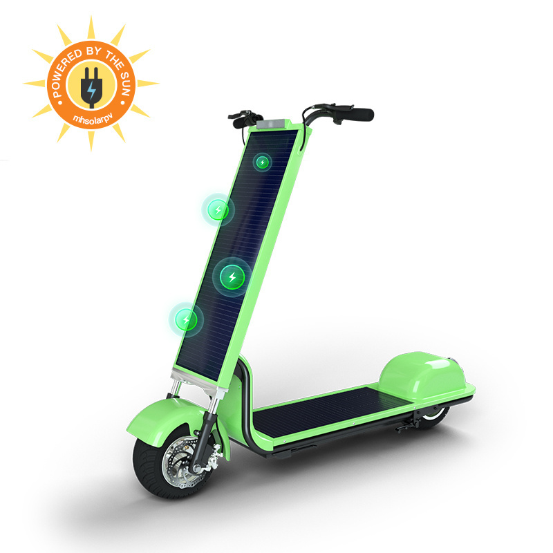 super scooter charged by pure solar energy 350w SOLAR SCOOTER mini car for adult