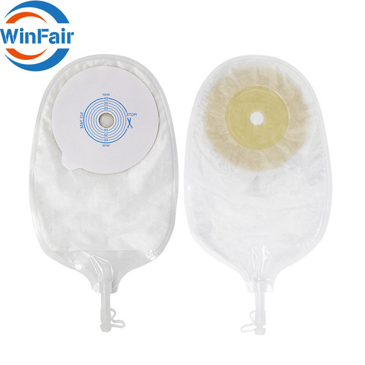 WinFair Disposable Urostomy Pouches Stoma Colostomy Bags 50mm 45mm 57mm 75mm High Quality Poche De Colostomie Colostomy Bag