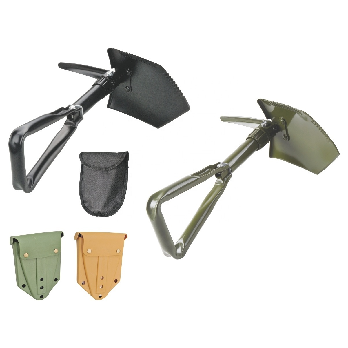 304 high strength carbon steel folding shovel spade foldable