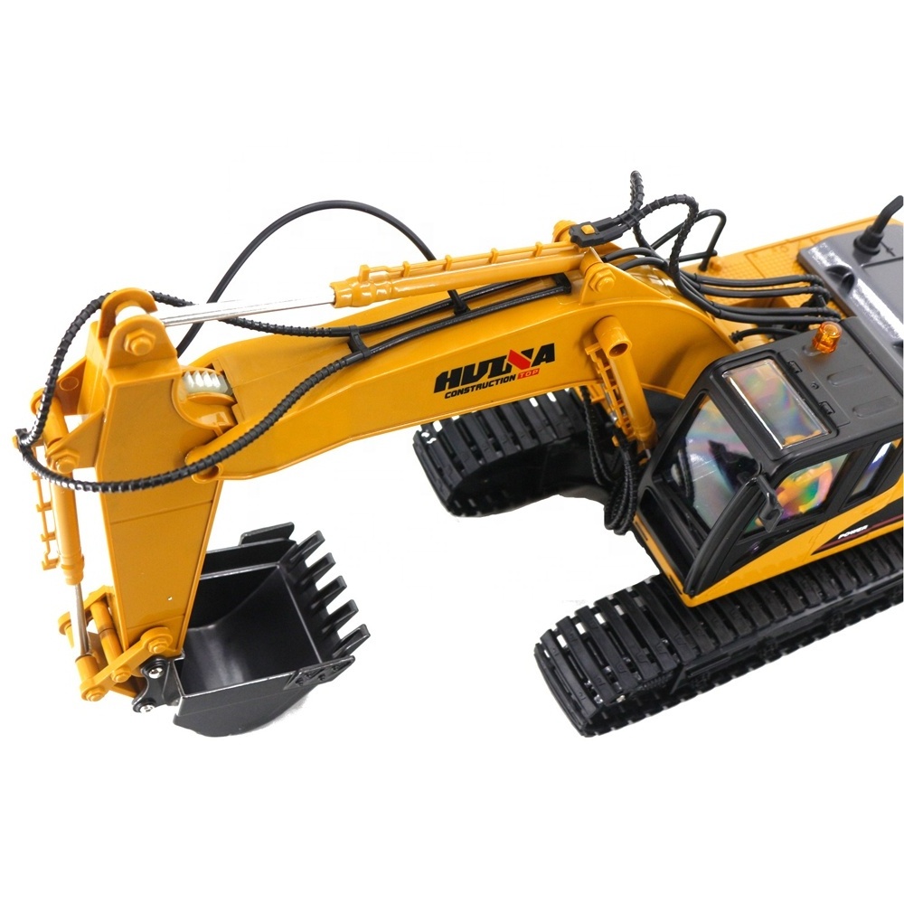 Huina 1535 1:14 scale 15ch rc die-cast excavator construction truck toys radio control toy alloy engineering excavator machinery