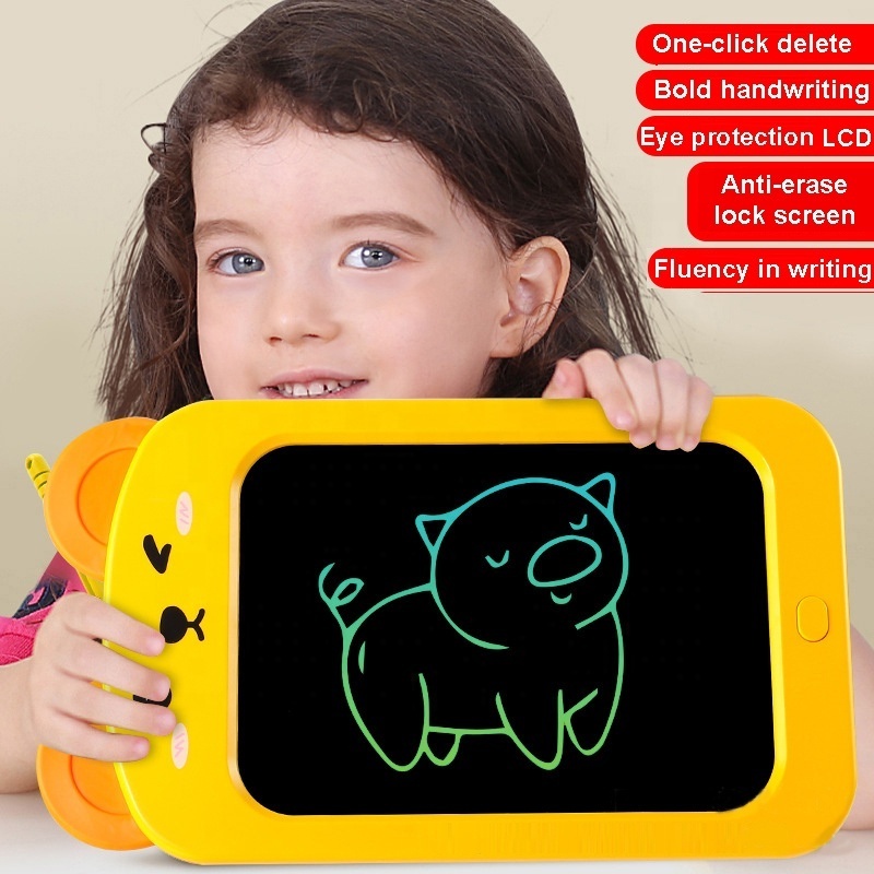 8.5 inch LCD writing tablet toy portable colorful doodle board erasable electronic drawing tablet for kids learn educational toy