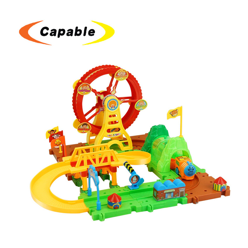 most popular hot selling kids get more fun play train track toys with battery operated