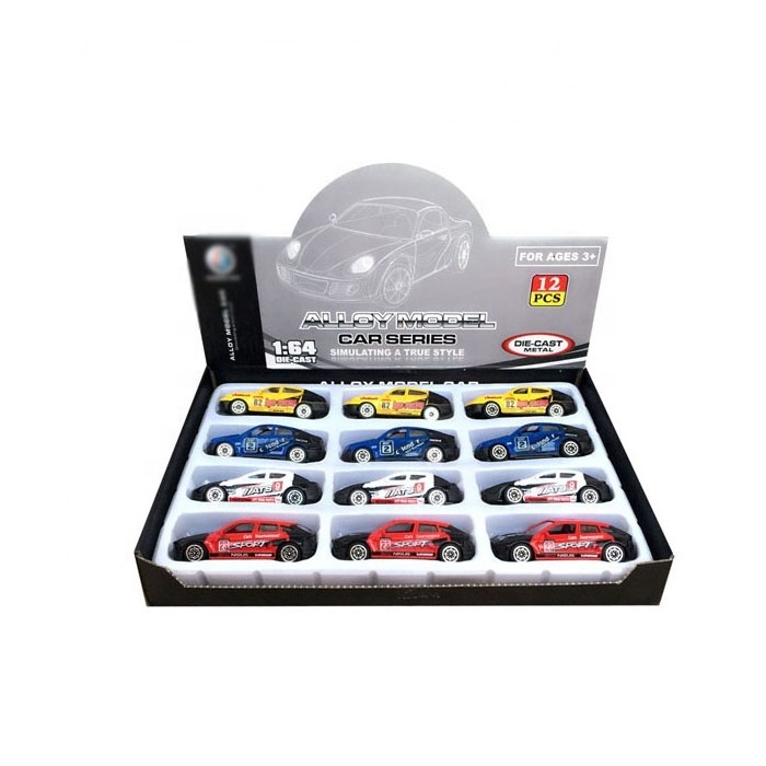 Model Free Wheel Alloy 1/64 Scale Diecast Toy 1:64 Scale Diecast Race Car Simulation Model Acceptable as Picture Window Box EN71