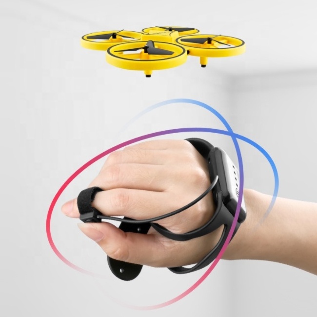 Professional induction bracelet toy drone smart wrist watch quadcopter drone