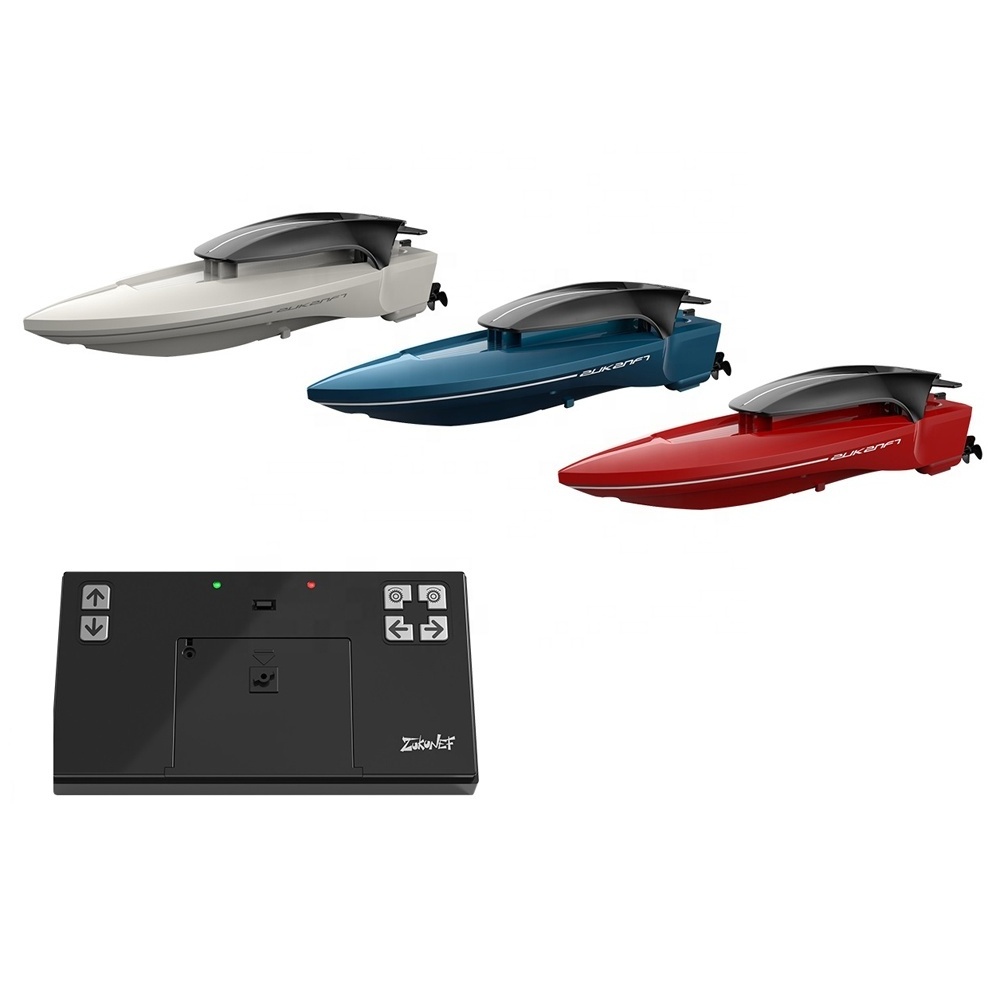 Mini rc speedboat 2.4G 4 channel racing boat remote control boat toys high speed rc electric racing boat water toy with lighting