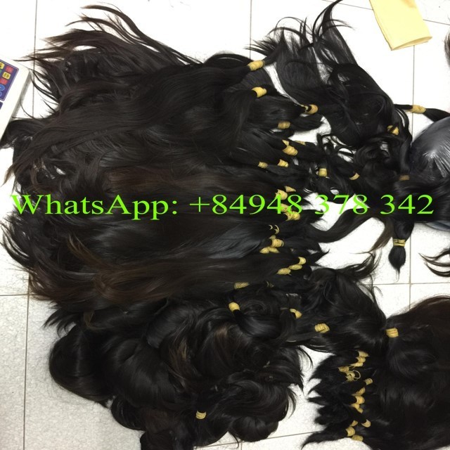 The best seller Raw hair materials, unprocessed, virgin hair, made of 100% Vietnamese human hair