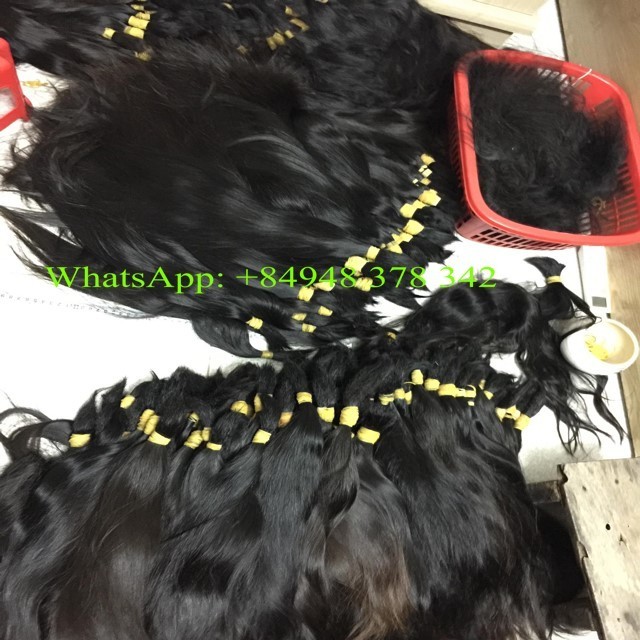 The best seller Raw hair materials, unprocessed, virgin hair, made of 100% Vietnamese human hair