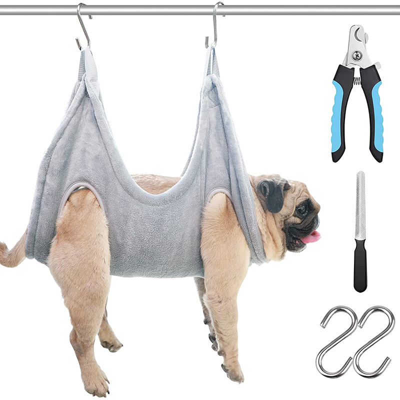 Manufacturer Customized Dog Harness Pet Grooming Hammock for Dog Nail Trimming