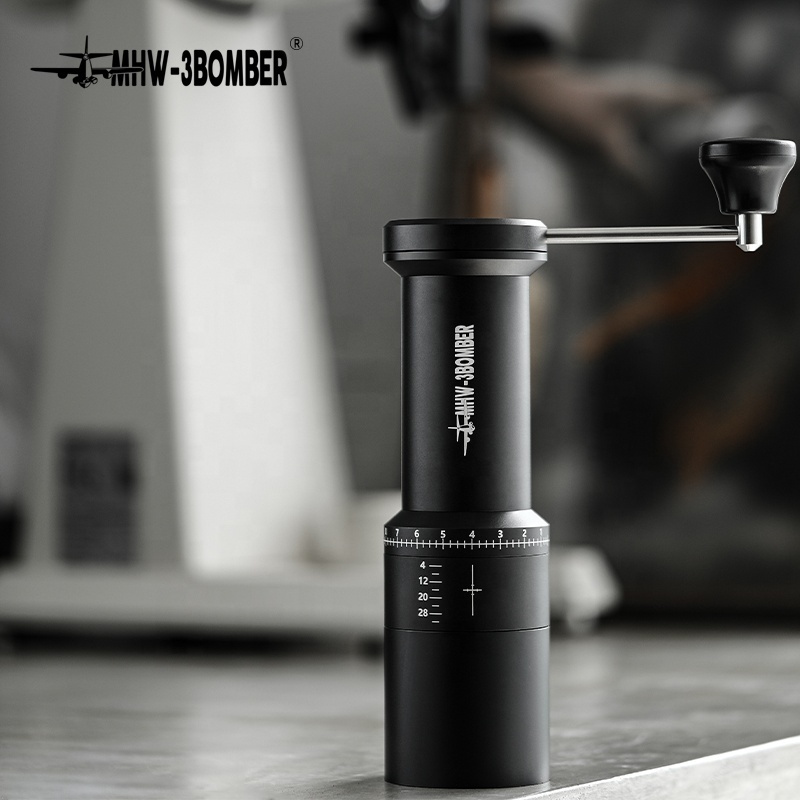 Custom coffee accessories espresso MHW-3BOMBER Voyager series adjustable Aluminum alloy manual coffee grinder