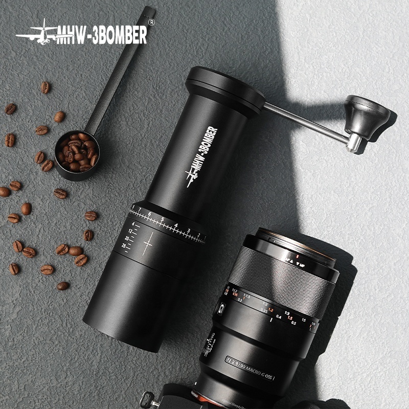 Custom coffee accessories espresso MHW-3BOMBER Voyager series adjustable Aluminum alloy manual coffee grinder